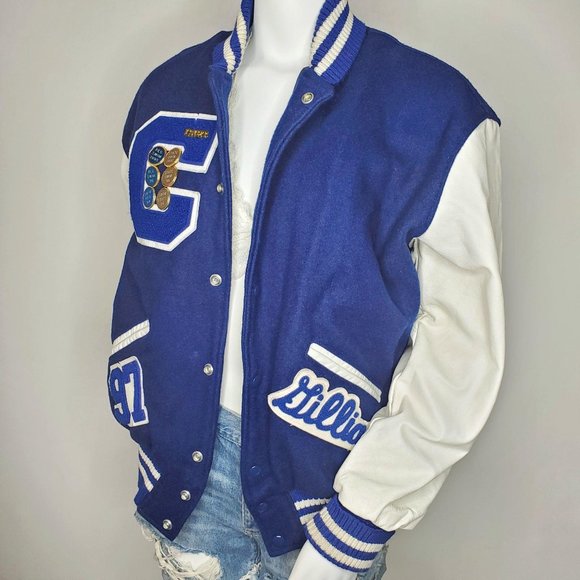 swimming varsity jacket